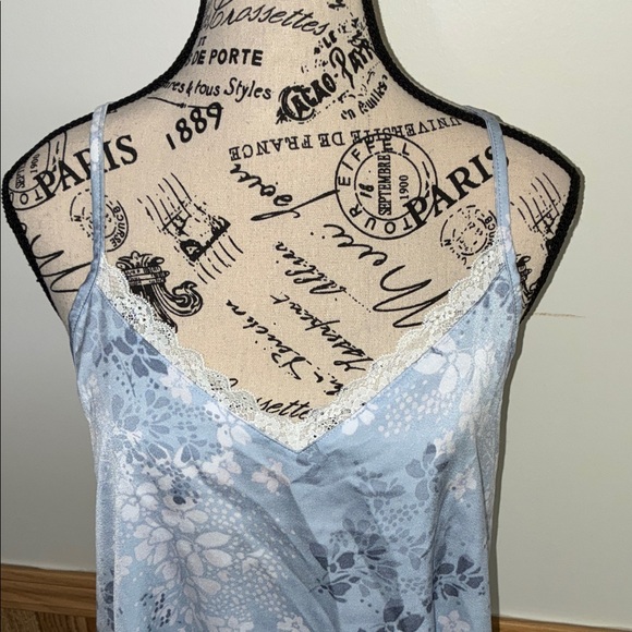 Splendid Blue Floral Chemise Sz XL worn washed once - Picture 2 of 3